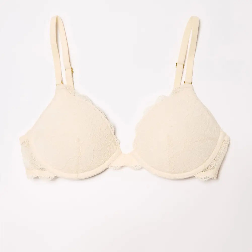 All Over Lace Lift Up Bra Sand - Image 12