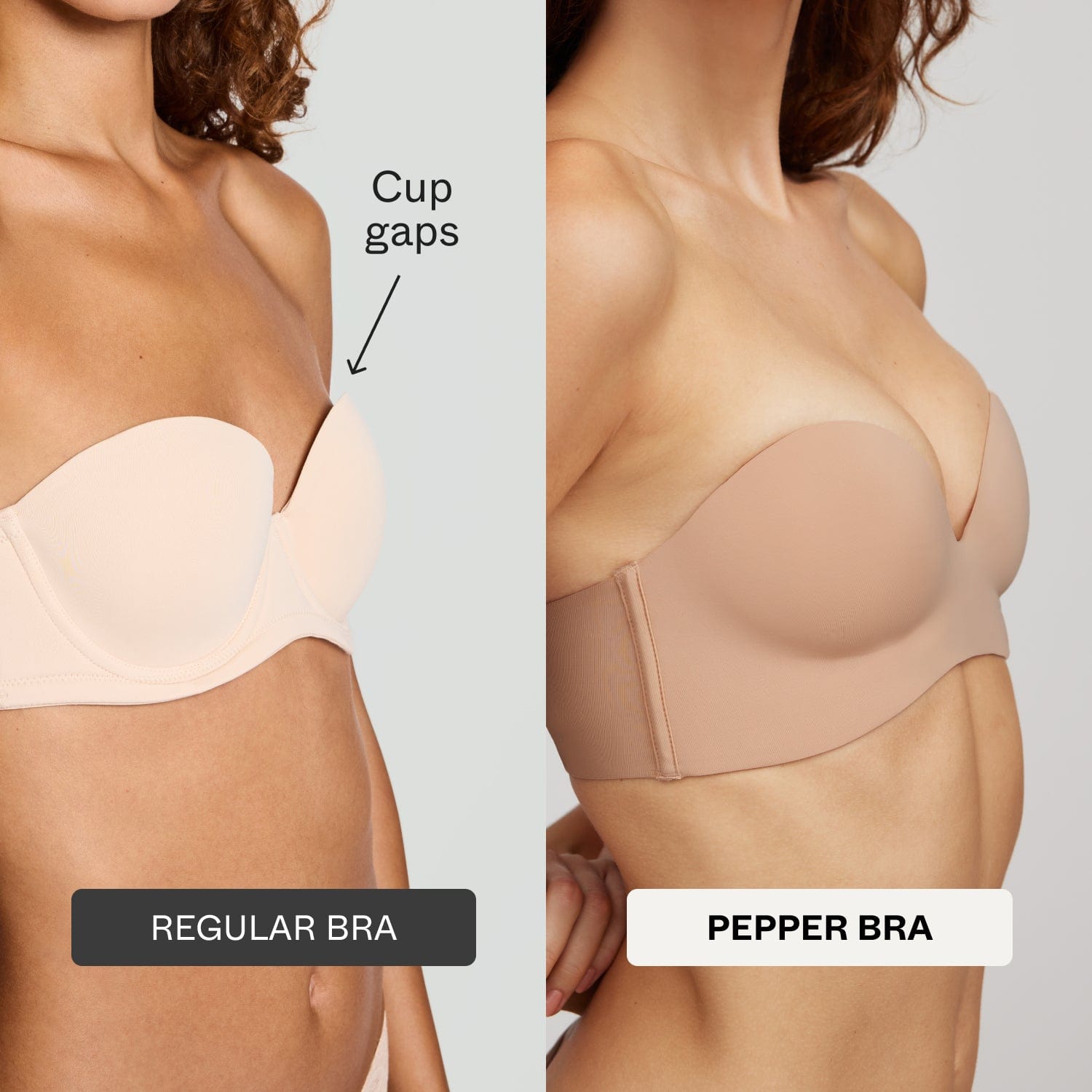 Boost Lift Up Strapless Bra Black - Image 4