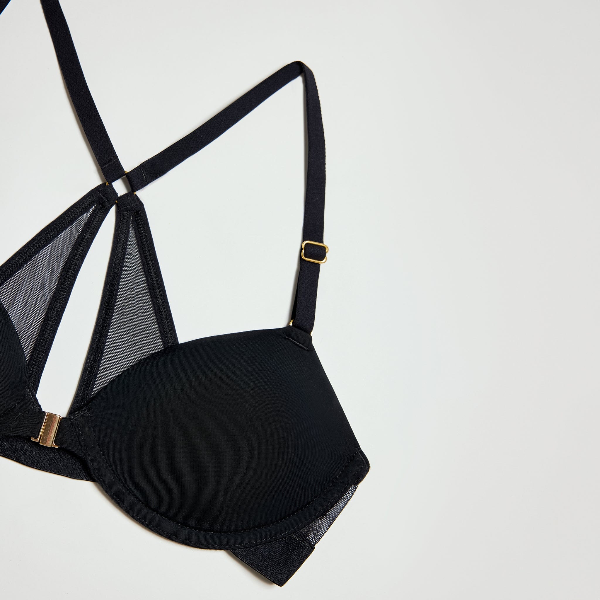 Demi Racerback T-Shirt Bra Black - Image 11