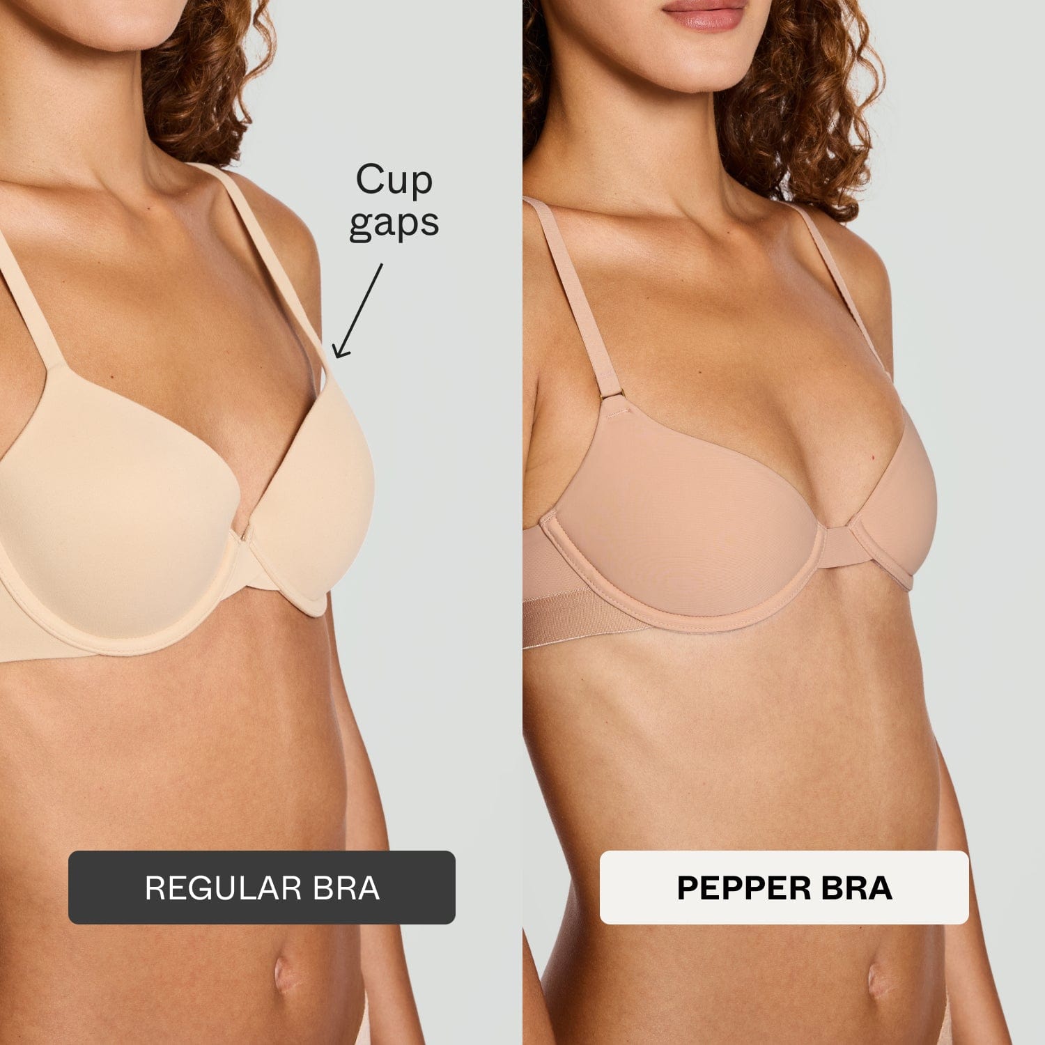 Demi T-Shirt Bra Buff - Image 7