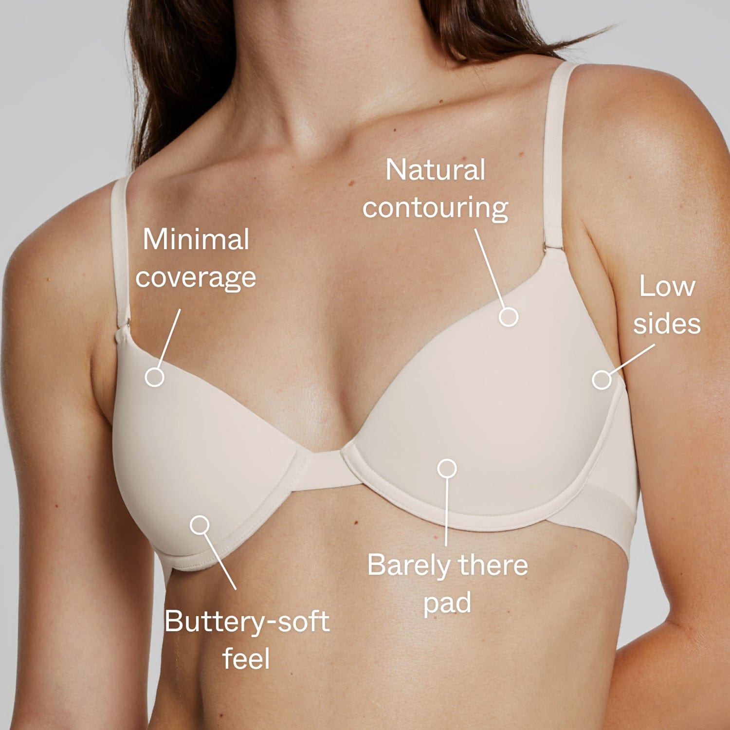 Demi T-Shirt Bra Navy - Image 4