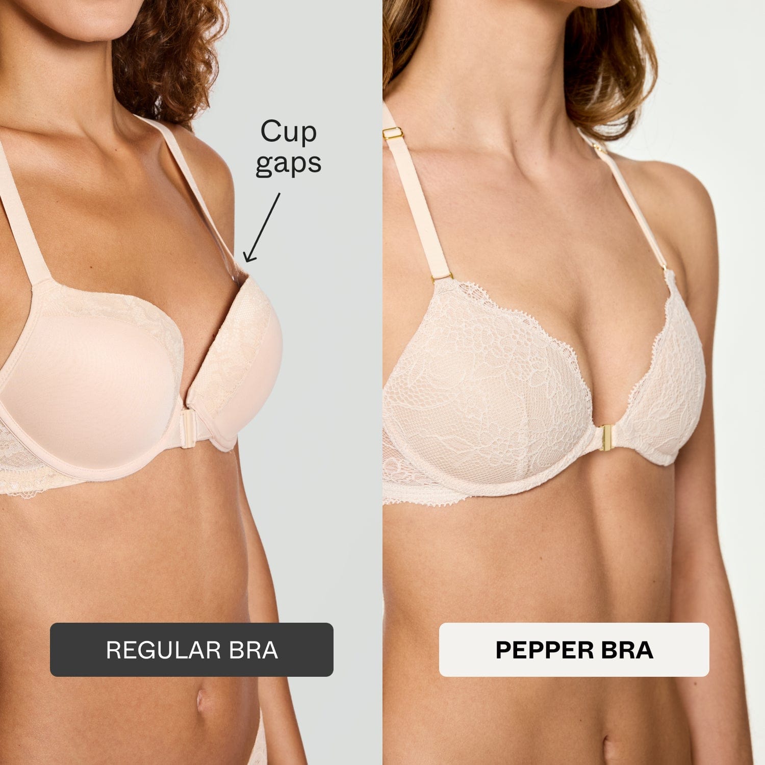 Lace Racerback Lift Up Bra Black - Image 7