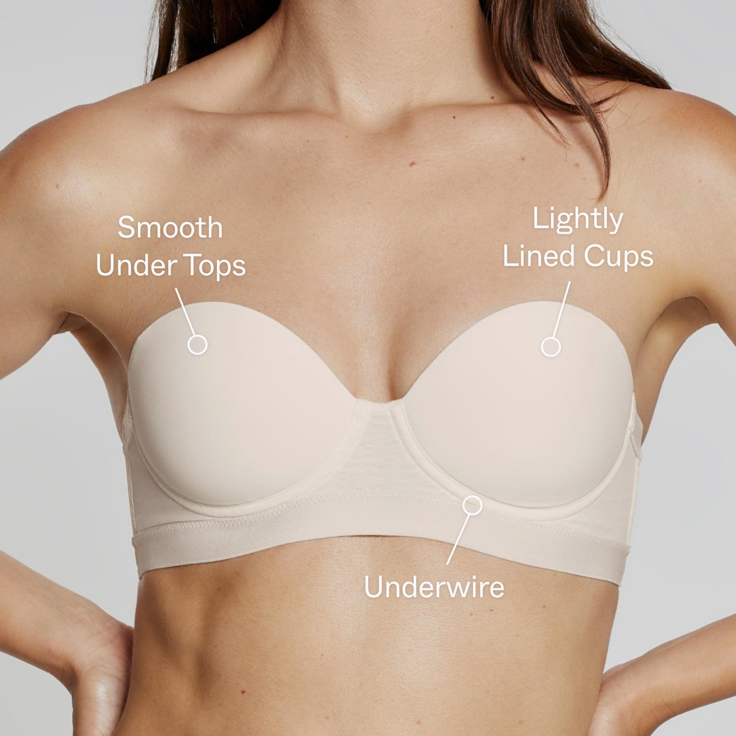 MVP Multiway Strapless Bra Black - Image 2