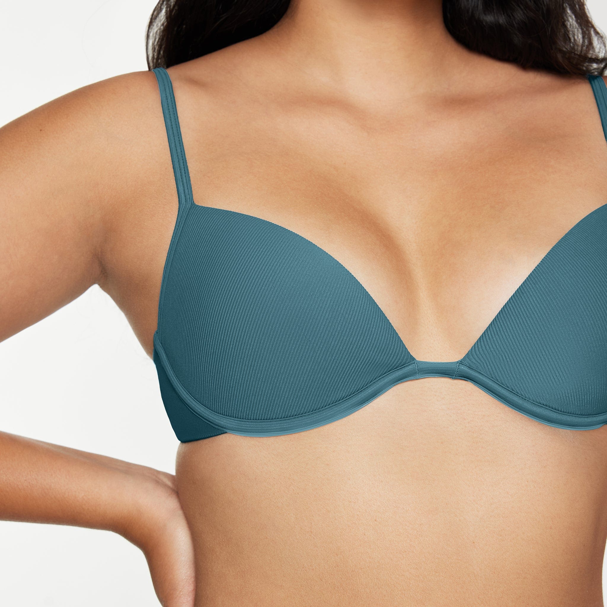 Scoop Underwire Bikini Top Ribbed Isle - Image 5