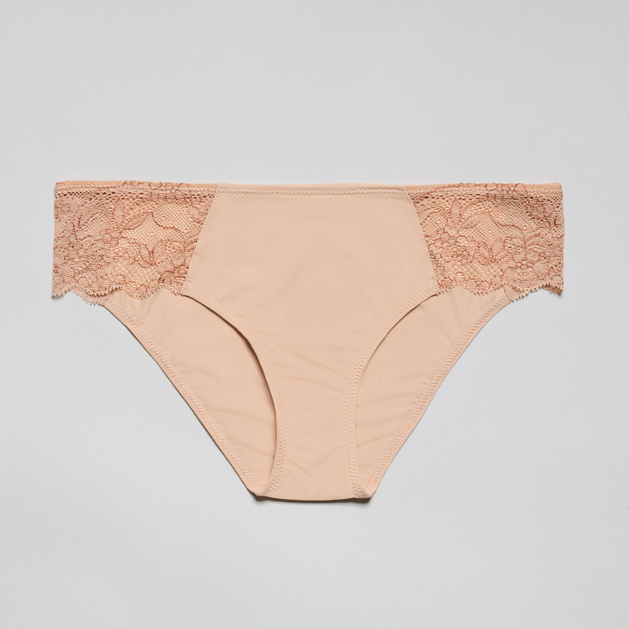 Smooth Lace Bikini Buff Two-Tone - Image 9