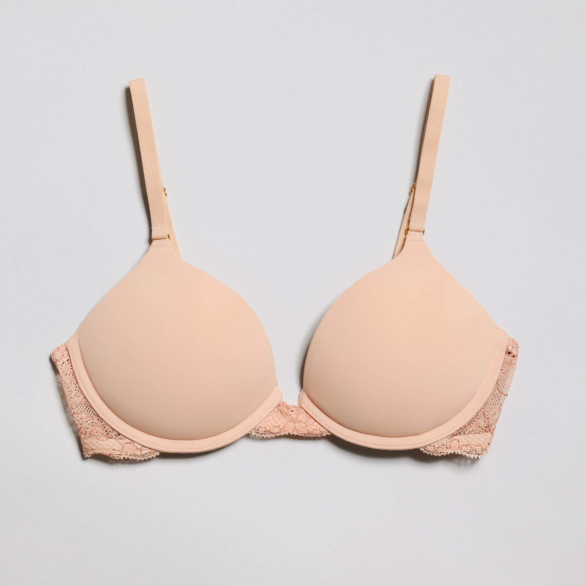 Smooth Lace Lift Up Bra Buff Two-Tone - Image 8