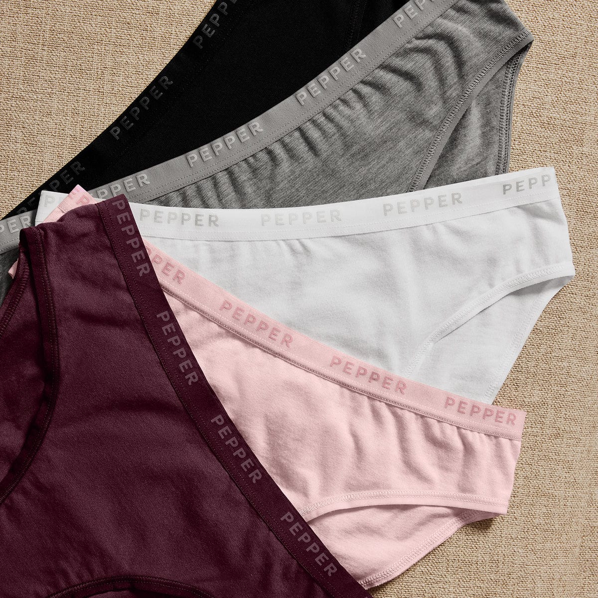 Supima® Cotton Bikini Heather Grey - Image 5