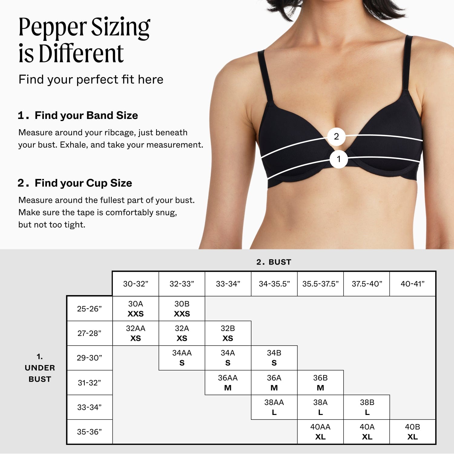 Supima® Cotton Lift Up Bra Black - Image 7